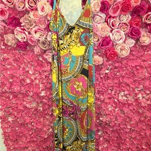 Vibrant Multicolor Maxi Dress